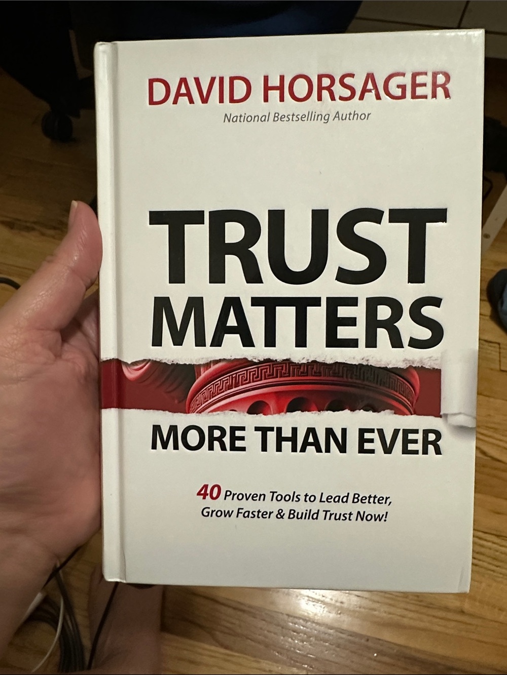David Horsager 'Trust Matters: More Than Ever' Hardcover - White & Red